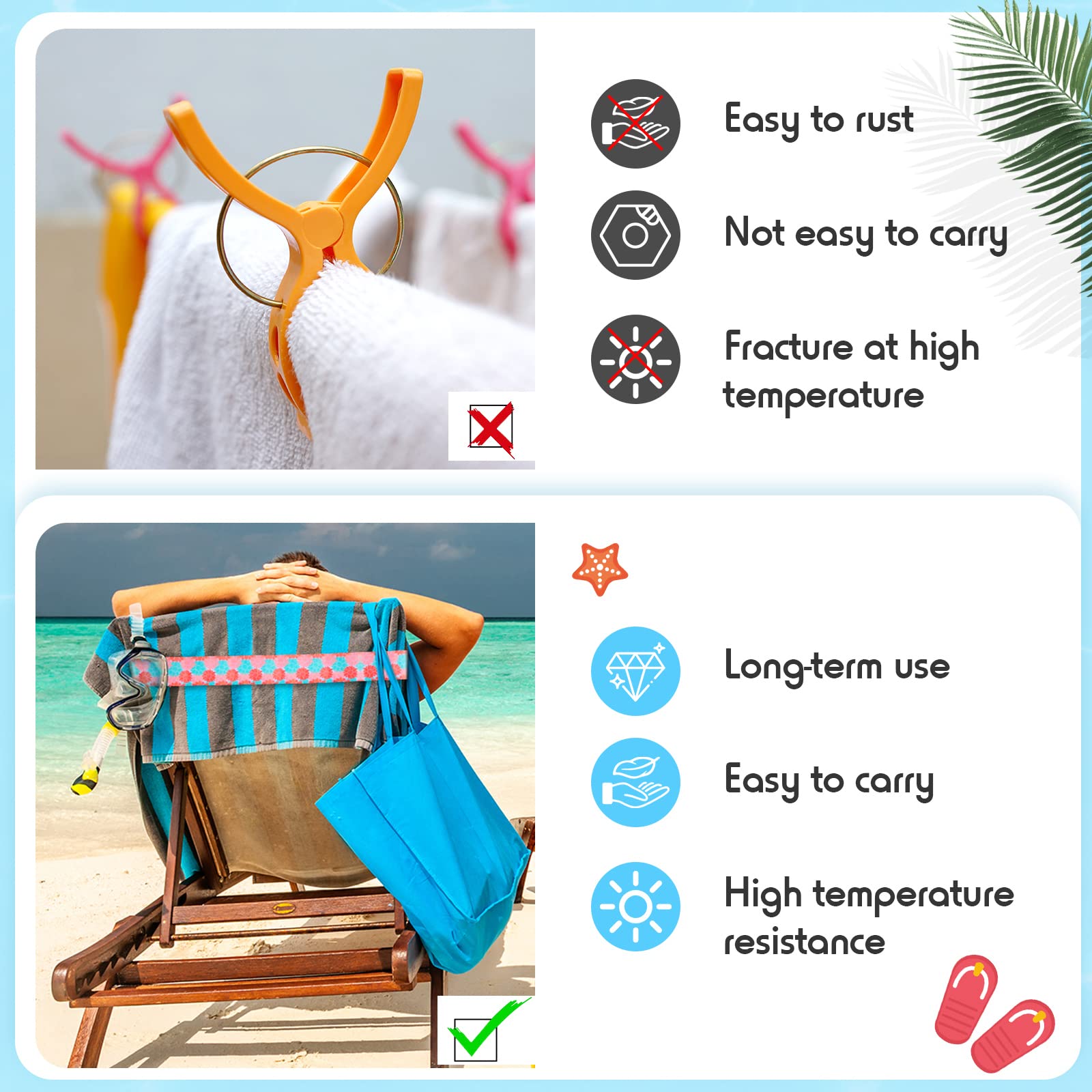 Boao 8 Pack Towel Bands For Beach Chairs Cruise Towel Clips For Lounge Beach Pool Chairs Towel Strap Holder Elastic Windproof Be